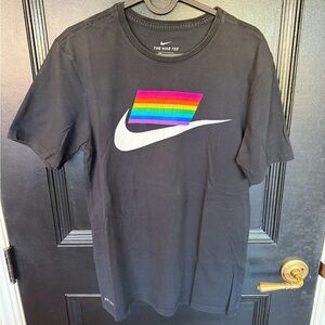 Nike Pride Be True T-shirt Unisex Medium Black